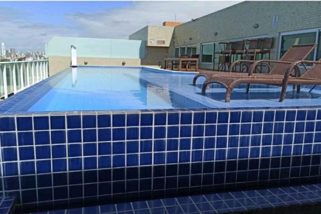Flat Bello Plaza - Piscina Com Vista Da Orla Cabedelo Esterno foto